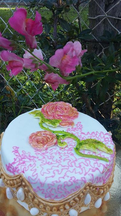 rose cake - Cake by camille