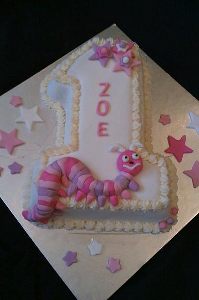 1st birthday number one cake - Cake by Cakemummy
