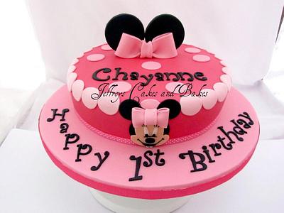 Minnie Cake - Cake by Jeffreys Cakes and Bakes