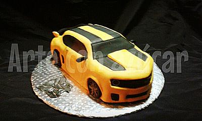 Camaro bumblebee cake - Cake by gabyarteconazucar