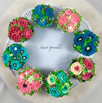 Buttercream Wreath  - Cake by Deepa Pathmanathan