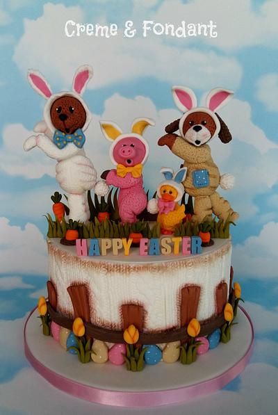 Happy Easter cake - Cake by Creme & Fondant