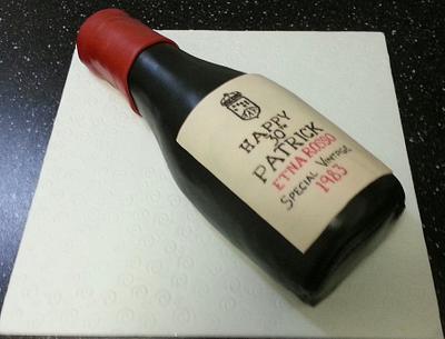 TheSIBakery Wine Bottle Cake! - Cake by The Secret Ingredient Bakery
