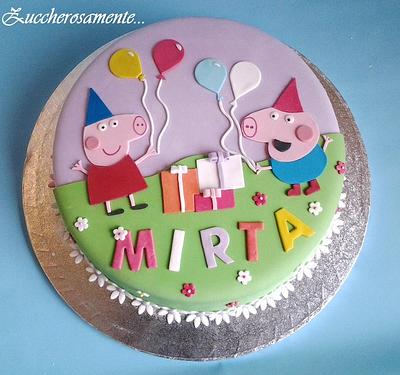 Peppa pig cake - Cake by Silvia Tartari