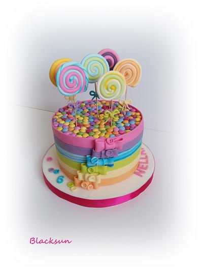 Happy happy colorful birthday - Cake by Zuzana Kmecova