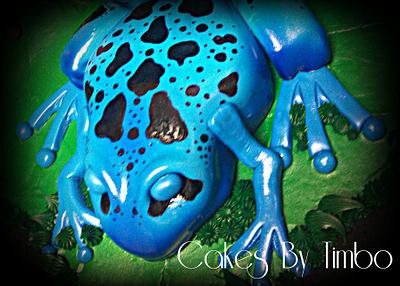 Blue Tree Frog Cake! - Cake by Timbo Sullivan