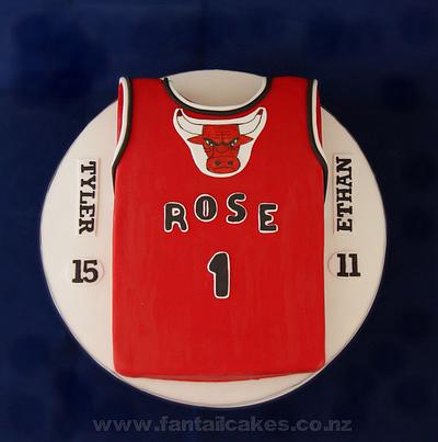 Derrick Rose Chicago Bulls Cake - Cake by Fantail Cakes