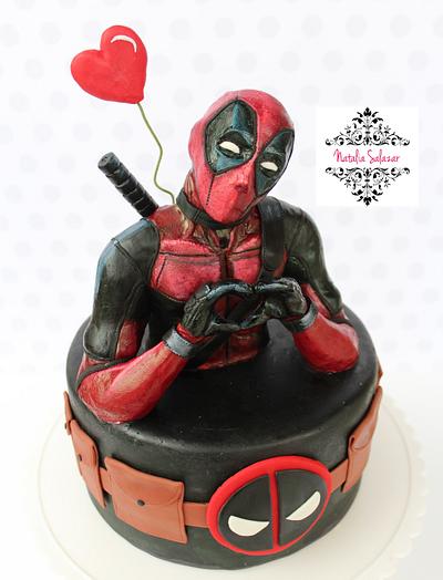 Deadpool Cake - Cake by Natalia Salazar