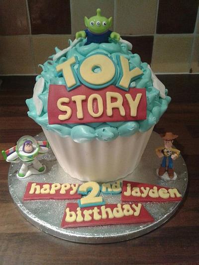 toy story giant cupcake - Cake by Lou Lou's Cakes