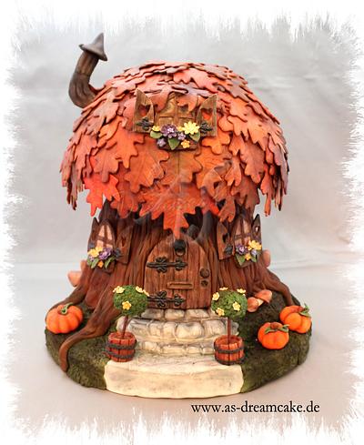 Autumn House - Cake by AS Dreamcake