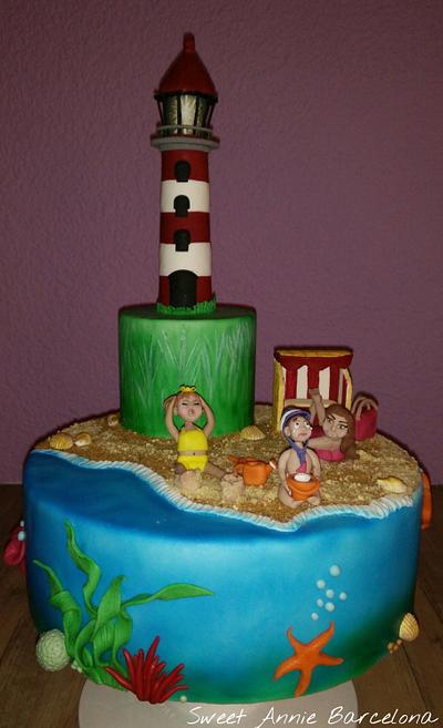 Sweet Summer Collab - North Sea Family Fun - Cake by Sweet Annie