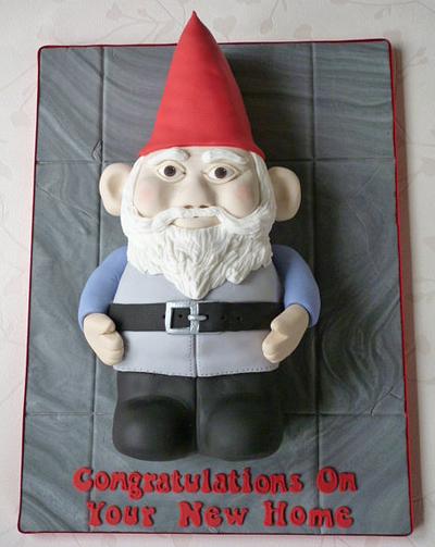 Gnome for your New Home - Cake by TheCakeLady