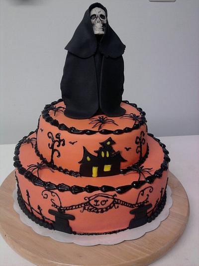 Io's halloween birthday cake - Cake by esther