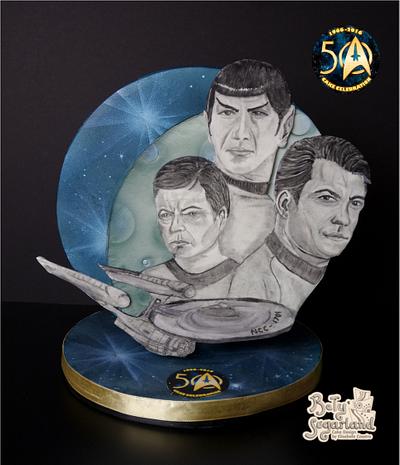 Star Trek Crew (Star Trek 50 - Cake Celebration) - Cake by Bety'Sugarland by Elisabete Caseiro 