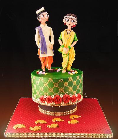 An Indian Wedding... - Cake by Out of the Box