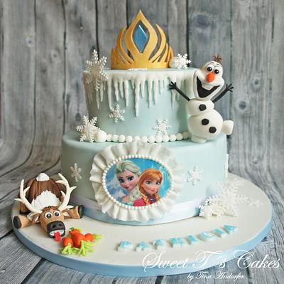 Sven and Olaf Frozen Cake - Cake by Sweet Tś Cakes by Tina Andorfer