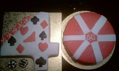 40 vegas cake - Cake by Lancasterscakes