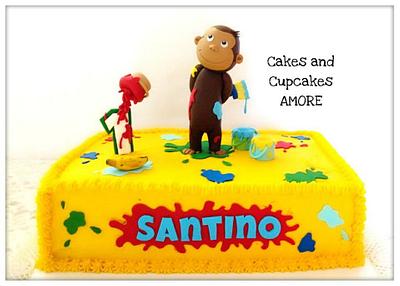 Curious George Cake - Cake by Tortas Amore