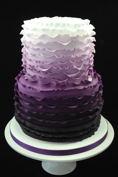 Ombre Ruffles by Sharon Anwyll at Windsor - Cake by Windsor Craft