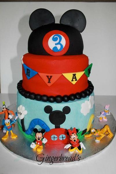 Mickey Mouse Clubhouse - Cake by gingerbreads