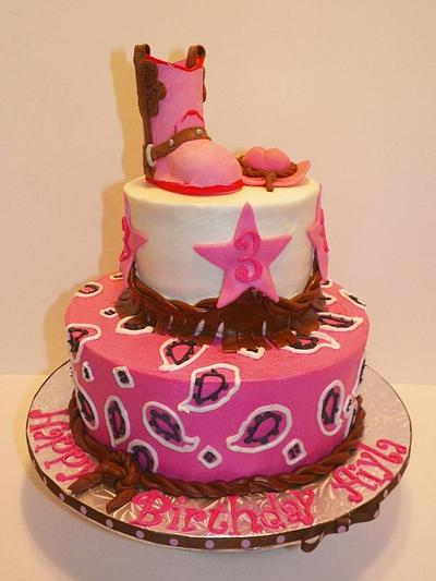 Cowgirl Birthday - Cake by Jody Wilson