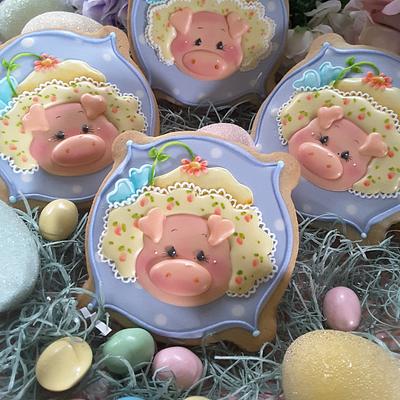 In their Easter bonnets  - Cake by Teri Pringle Wood