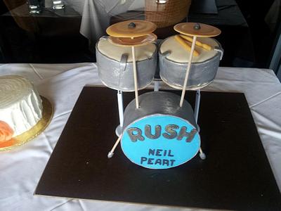 Drum Set - Cake by Carrie