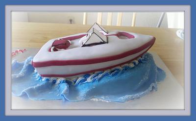 Speed Boat - Cake by Charis