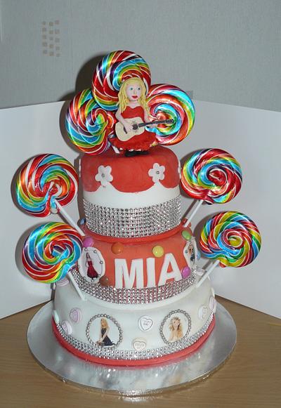 Taylor Swift Rainbow Bling Cake  - Cake by Krazy Kupcakes 