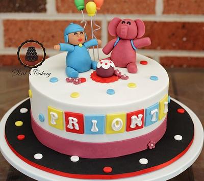 Pocoyo and Elly - Cake by Sini's Cakery 