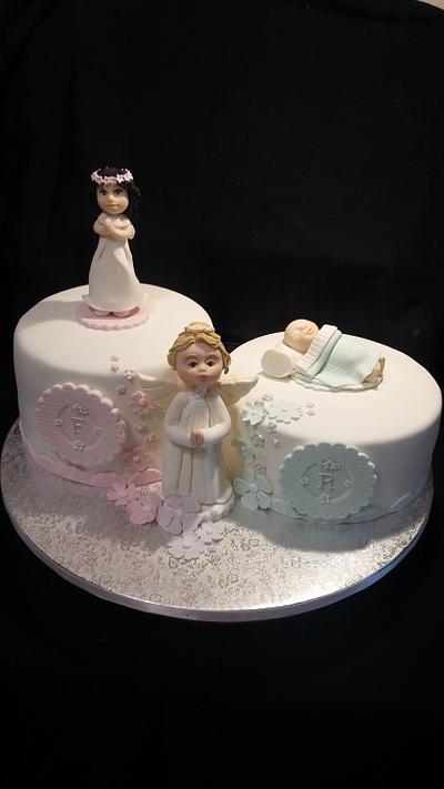 Christening and First Comunion Cake - Cake by Cristina Arévalo- The Art Cake Experience