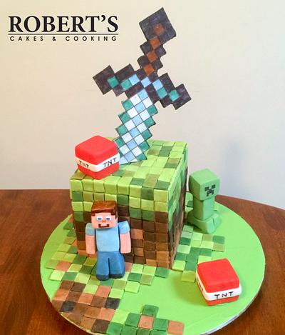 Minecraft cake - Cake by Robert Harwood