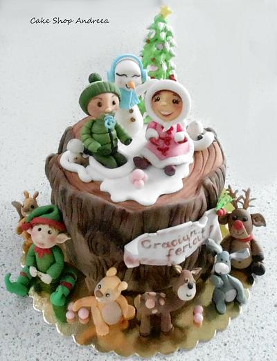 winter wonderland - Cake by lizzy puscasu 