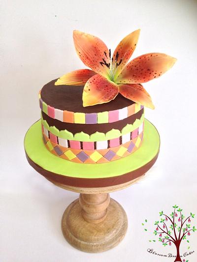 Lily & Tiles - Cake by Blossom Dream Cakes - Angela Morris