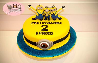 Felicidades Sergio - Cake by Tienda de Cupcakes y tartas - El arte en tu cocina