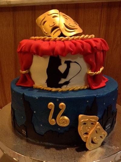 Broadway Theater cake - Cake by LisaB