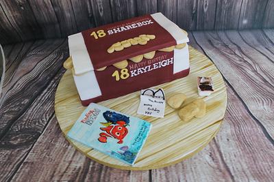 Chicken Nuggets And Finding Nemo DVD - Cake by cakesofdesire