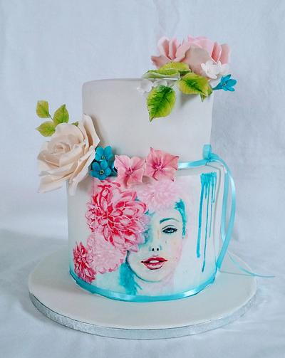 Painted - Cake by alenascakes