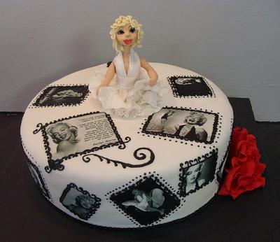 Marilyn Monroe cake - Cake by liesel