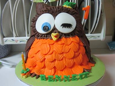 Owl Cake - Cake by Margarida Myers