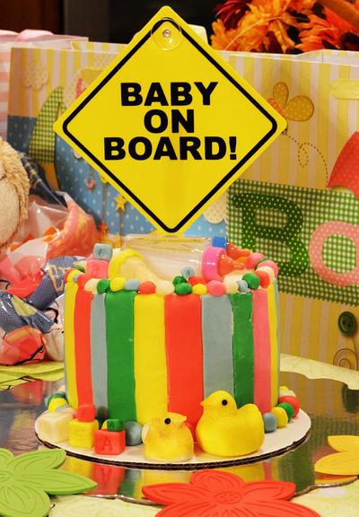 Baby On Board Cake - Cake by Sara's Baked Creations