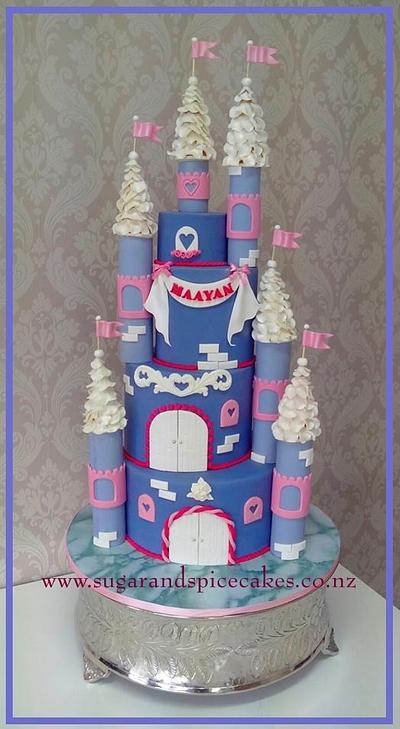 A Fairytale Castle for my Princess - Cake by Mel_SugarandSpiceCakes