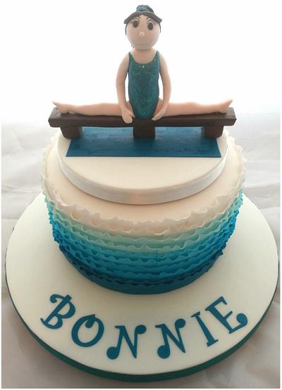 My Daughter's Gymnastics Birthday cake - Cake by Kate