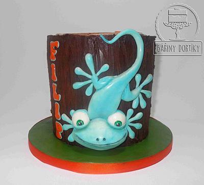 Crazy lizard - Cake by cakeBAR