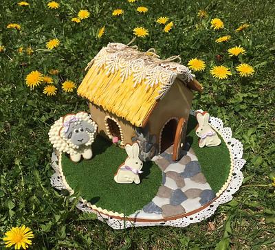 Gingerbread farmhouse - Cake by Sveta