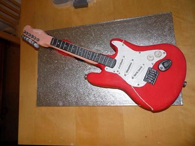 Fender guitar cake - Cake by emma