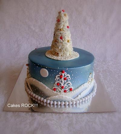Shawna's Smoky Mountain Christmas - Cake by Cakes ROCK!!!  
