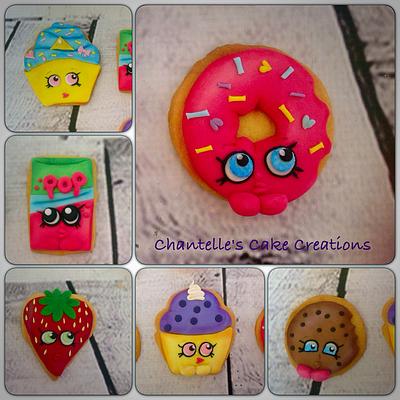 Shopkins cookies  - Cake by Chantelle's Cake Creations