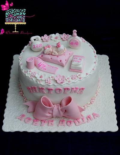 Baby girl cake - Cake by Ditsan