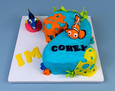 Finding Nemo Smash Cake - Cake by Prima Cakes and Cookies - Jennifer
